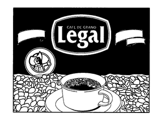 CAFE DE GRANO LEGAL logo
