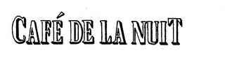 CAFE DE LA NUIT logo