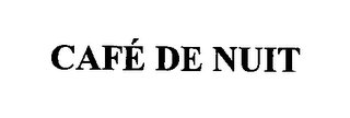 CAFE DE NUIT logo