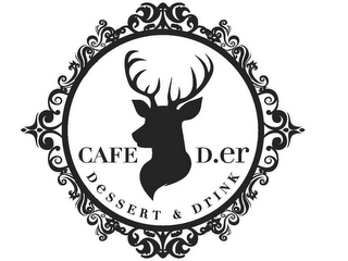 CAFE D.ER DESSERT & DRINK logo