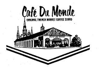 CAFE DU MONDE ORIGINAL FRENCH MARKET COFFEE STAND logo