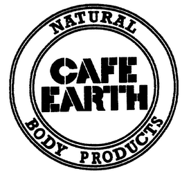 CAFE EARTH NATURAL BODY PRODUCTS logo