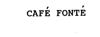 CAFE FONTE logo