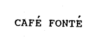 CAFE FONTE logo