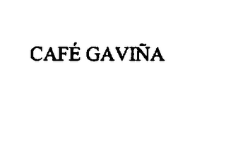 CAFE GAVINA logo