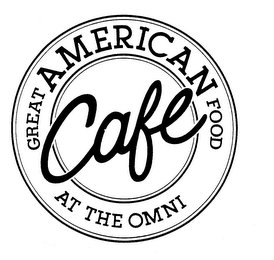 CAFE GREAT AMERICAN FOOD AT THE OMNI logo