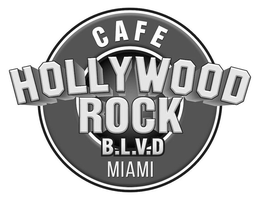 CAFE HOLLYWOOD ROCK B.L.V.D. MIAMI logo