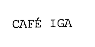 CAFE IGA logo