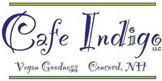 CAFE INDIGO LLC VEGAN GOODNESS CONCORD NEW HAMPSHIRE logo