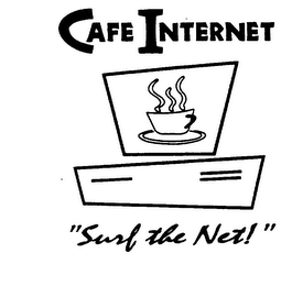 CAFE INTERNET "SURF THE NET!" logo