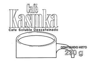 CAFE KASINKA CAFE SOLUBLE DESCAFEINADO CONTENIDO NETO 230 G logo