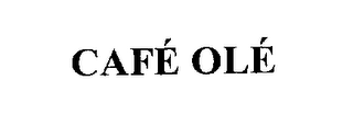 CAFE OLE logo