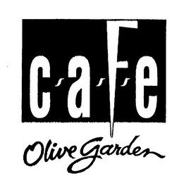 CAFE OLIVE GARDEN logo