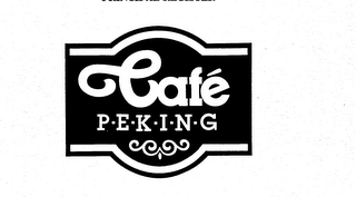 CAFE P-E-K-I-N-G logo