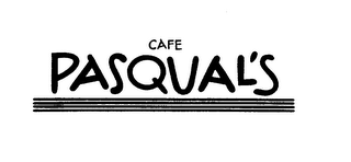 CAFE PASQUAL'S logo