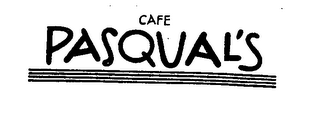 CAFE PASQUAL'S logo