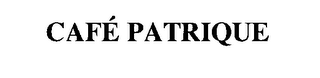 CAFE PATRIQUE logo