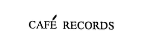 CAFE RECORDS logo