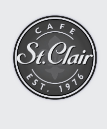 CAFE ST. CLAIR EST 1976 logo