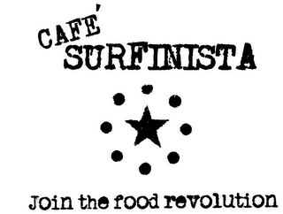CAFE' SURFINISTA JOIN THE FOOD REVOLUTION logo