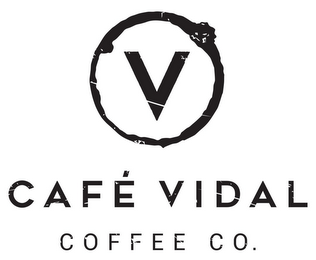 CAFE VIDAL COFFEE CO logo