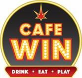 CAFE WIN DRINK · EAT · PLAY logo