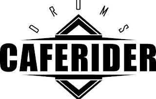 CAFERIDER DRUMS logo
