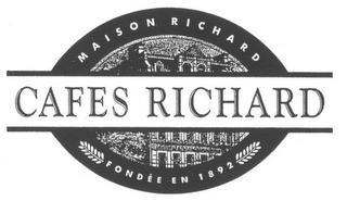 CAFES RICHARD MAISON RICHARD logo