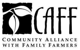 CAFF COMMUNITY ALLIANCE WITH FAMILY FARMERS logo