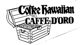 CAFFE D'ORO COFFEE HAWAIIAN logo