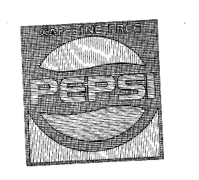 CAFFEINE FREE PEPSI logo