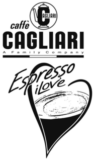 CAFFÈ CAGLIARI A FAMILY COMPANY ESPRESSO I LOVE logo