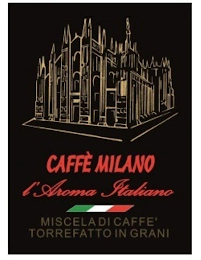 CAFFÈ MILANO L'AROMA ITALIANO MISCELA DI CAFFE' TORREFATTO IN GRANI logo