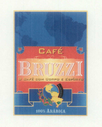 CAFÉ BRUZZI O CAFÉ COM CORPO E ESPIRITO ECOLOGICO 100% ARABICA logo