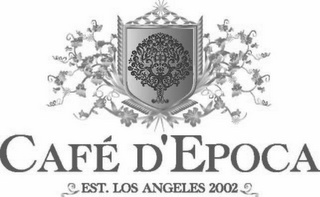 CAFÉ D'EPOCA EST. LOS ANGELES 2002 logo