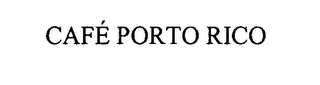 CAFÉ PORTO RICO logo