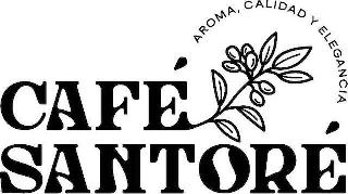 CAFÉ SANTORÉ AROMA, CALIDAD Y ELEGANCIA logo