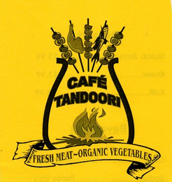 CAFÉ TANDOORI FRESH MEAT~ORGANIC VEGETABLES logo