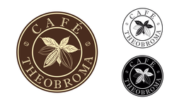 CAFÉ THEOBROMA CAFÉ THEOBROMA CAFÉ THEOBROMA logo