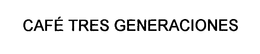 CAFÉ TRES GENERACIONES logo