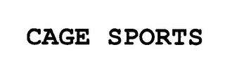 CAGE SPORTS logo