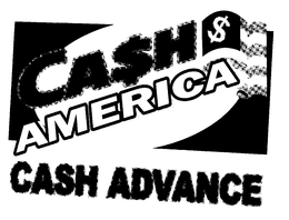 CA$H $ AMERICA CASH ADVANCE logo