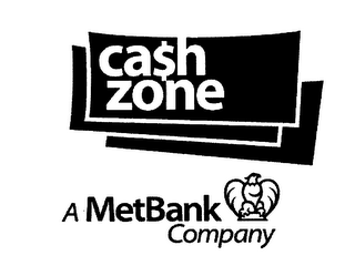 CA$H ZONE A METBANK COMPANY logo