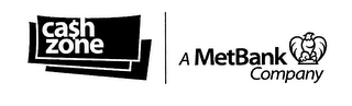 CA$H ZONE A METBANK COMPANY logo