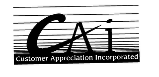 CAI CUSTOMER APPRECIATION INCORPORATED logo