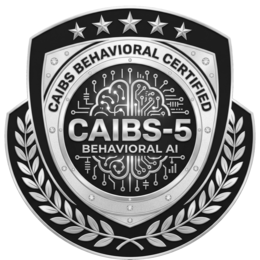 CAIBS BEHAVIORAL CERTIFIED CAIBS-5 BEHAVIORAL AI logo