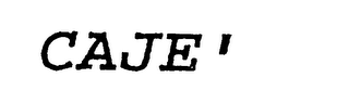 CAJE logo