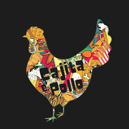 CAJITA E' POLLO logo
