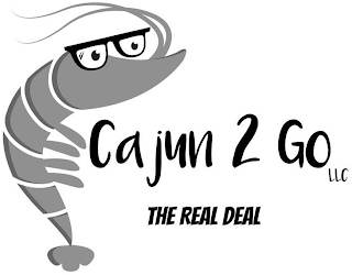 CAJUN 2 GO LLC THE REAL DEAL logo