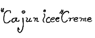 "CAJUN ICEE" CREME logo